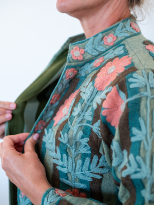 annahs turquoise jacket